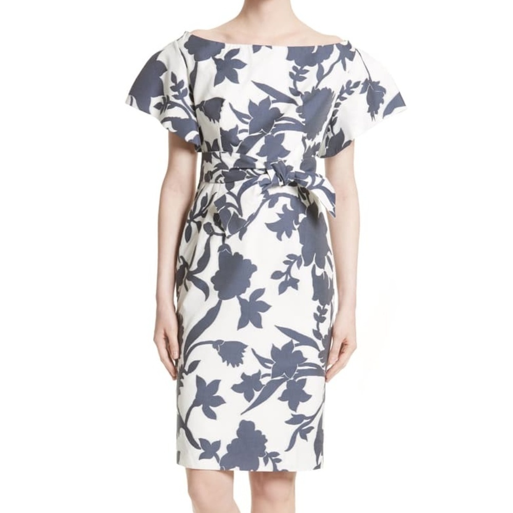 Milly Dakota Floral Jacquard Dress size 2